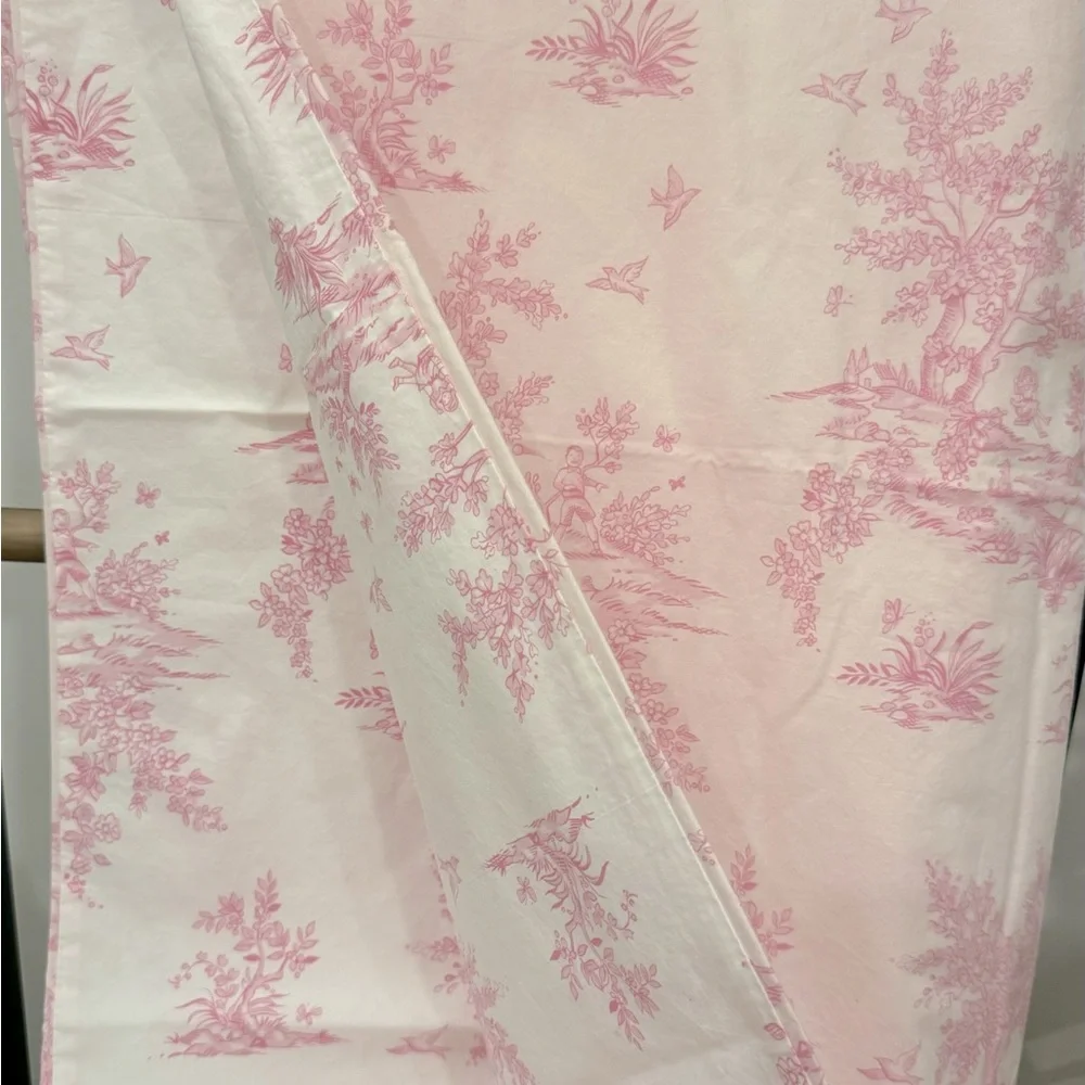 ISABELLE TOILE DUVET Cover & 2 PILLOWCASE  HOUSSE DE COUETTE pottery barn kids